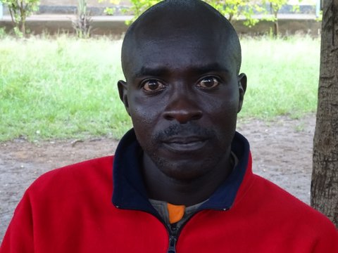 Richard Otieno Oweko (Day Watchman & Groundsman at Mier Pamoja Care Centre)